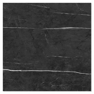 Marmor Klinker Caronte Svart Blank 60x60 cm